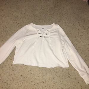cropped old navy long sleeve